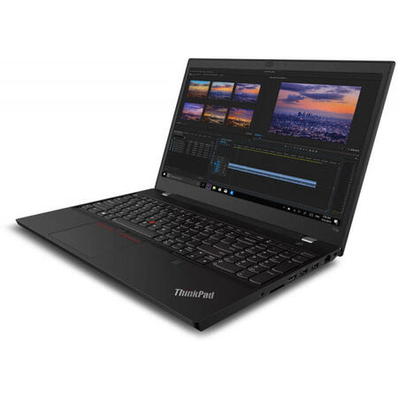 Laptop Lenovo 15.6'' ThinkPad T15p Gen 1, UHD IPS HDR, Intel Core i7-10750H, 16GB DDR4, 512GB SSD, GeForce GTX 1050 3GB, Win 10 Pro, Black