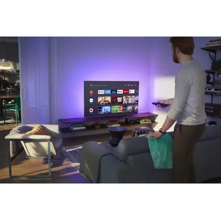 Televizor LED Philips 65PUS7906/12, 164 cm, Smart TV 4K Ultra HD, Clasa G
