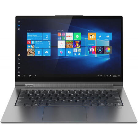 Laptop ultraportabil Lenovo Yoga C940-14IIL cu procesor Intel Core i7-1065G7 pana la 3.90 GHz, 14", UHD, 8GB, 512GB SSD, Intel Iris Plus Graphics, Windows 10 Pro, Iron Grey