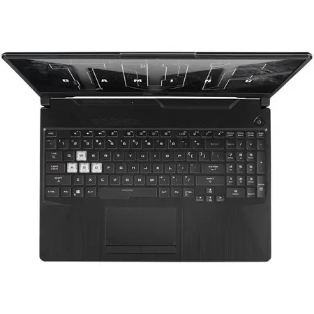 Laptop Gaming ASUS TUF F15 FX506HM cu procesor Intel® Core™ i7-11800H pana la 4.60 GHz, 15.6", Full HD, 144Hz, 16GB, 512GB SSD, NVIDIA® GeForce RTX™ 3060 6GB, Free DOS, Graphite Black