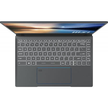 Laptop MSI 14'' Prestige 14Evo A11M, FHD, Intel Core i7-1185G7, 16GB DDR4, 1TB SSD, Intel Iris Xe, Free DOS, Carbon Grey