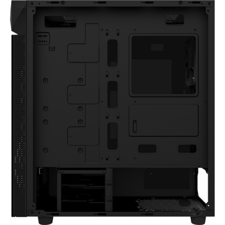 Carcasa PC C200 GLASS, RGB, fara sursa, ATX, Middle Tower, Black