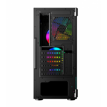 Carcasa PC Kona, RGB, fara sursa, ATX, Middle Tower, Black