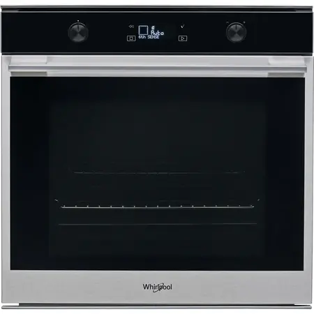 Cuptor incorporabil Whirlpool W7 OM5 4S P, 73l, A+, Maxi Cook, Turbo Grill, Autocuratare pirolitica, Negru/Inox
