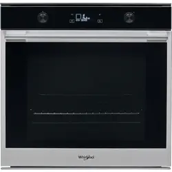 Cuptor incorporabil Whirlpool W7 OM5 4S P, 73l, A+, Maxi Cook, Turbo Grill, Autocuratare pirolitica, Negru/Inox