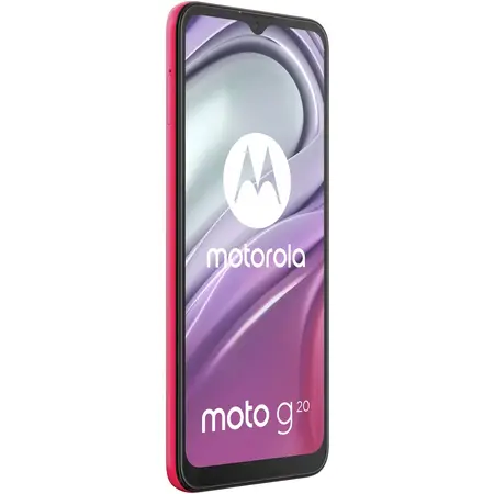Telefon mobil Motorola Moto G20, Dual SIM, 64GB, 4GB RAM, 4G, Flamingo