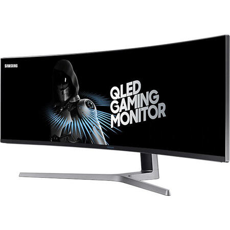 Monitor LED Samsung Gaming Odyssey LC49HG90DMRXEN Curbat 49 inch 1 ms Negru HDR 144 Hz