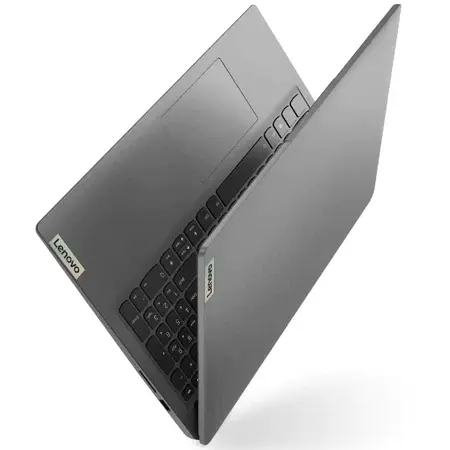 Laptop Lenovo IdeaPad 3 15ITL6 cu procesor Intel Core i3-1115G4 pana la 4.10 GHz, 15.6", Full HD, 8GB, 256GB SSD, Intel UHD Graphics, Free Dos, Arctic Grey