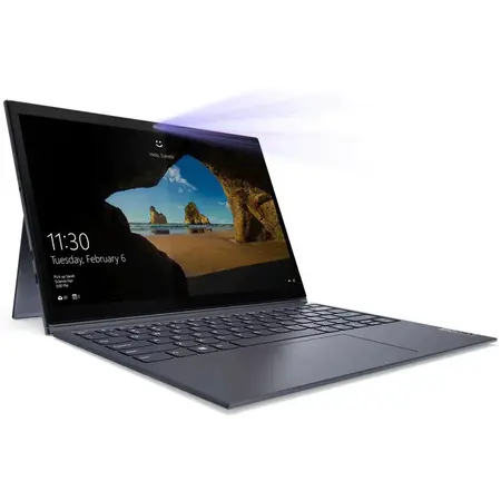 Laptop 2 in 1 Yoga Duet 7 13ITL6 cu procesor Intel Core i5-1135G7, 13", WQHD, Touch, 8GB, 512GB SSD, Intel Iris Xe Graphics, Windows 10 Home, Slate Grey