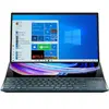 Laptop ultraportabil ASUS ZenBook Pro Duo 15 OLED UX582LR cu procesor Intel® Core™ i7-10870H pana la 5.00 GHz, 15.6", 4K, UHD, 16GB, 1TB SSD, NVIDIA® GeForce® RTX 3070 8GB, Windows 10 Pro, Celestial Blue