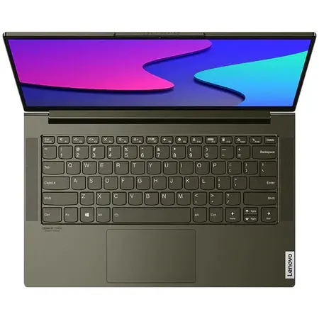 Laptop ultraportabil Lenovo Yoga Slim 7 14ITL05 cu procesor Intel Core i5-1135G7 pana la 4.20 GHz, 14", Full HD, 16GB, 1TB SSD, Intel Iris Xe Graphics, No OS, Dark Moss