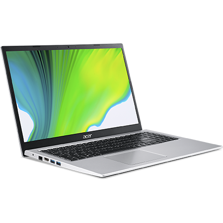 Laptop Acer Aspire 3 A315-35 cu procesor Intel® Celeron® N4500, 15.6", HD, 4GB, 256GB SSD, Intel UHD Graphics, No OS, Pure Silver