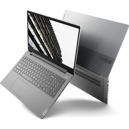 Laptop Lenovo 15.6'' ThinkBook 15p IMH, FHD IPS, Intel Core i5-10300H, 16GB DDR4, 512GB SSD, GeForce GTX 1650 4GB, Win 10 Pro, Mineral Grey