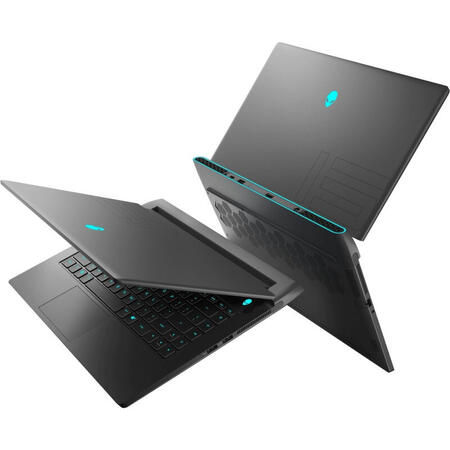 Laptop Alienware Gaming 15.6'' m15 R5, FHD 165Hz, Procesor AMD Ryzen™ 7 5800H, 16GB DDR4, 1TB SSD, GeForce RTX 3060 6GB, Win 10 Pro, Dark Side of the Moon