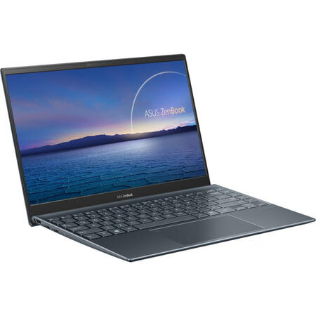 Ultrabook ASUS 14'' ZenBook 14 UX425EA, FHD, Intel Core i5-1135G7, 16GB DDR4X, 512GB SSD, Intel Iris Xe, Win 10 Home, Pine Grey