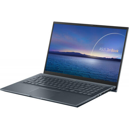 Ultrabook ASUS 15.6'' ZenBook Pro 15 UX535LI, UHD OLED Touch, Intel Core i7-10870H, 16GB DDR4, 1TB SSD + 32GB Intel Optane, GeForce GTX 1650 Ti 4GB, Win 10 Pro, Pine Grey