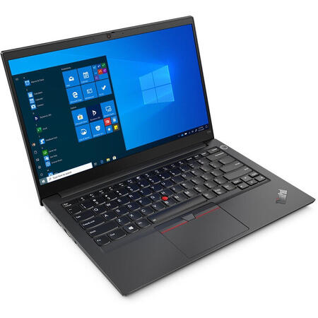 Laptop ultraportabil Lenovo Thinkpad E14 cu procesor Intel® Core™ i5-1135G7 pana la 4.20 GHz, 14", Full HD, 16GB, 512GB SSD, Intel UHD Graphics, Free DOS, Black