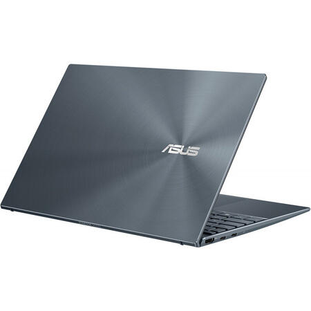 Laptop ultraportabil ASUS ZenBook 13 OLED UX325JA cu procesor Intel® Core™ i5-1035G4 pana la 3.70 GHz, 13.3", Full HD, 8GB, 512GB SSD, Intel® Iris Xe Graphics, Windows 10 Home, Pine Grey