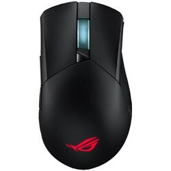 Mouse gaming wireless ASUS ROG Gladius III, switch-uri Omron, 19000 dpi, design exclusiv socket push-fit II, ROG Omni Mouse Feet, ROG Paracord, conectivitate triplu-mod, iluminare RGB Aura Sync, Negru