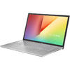 Laptop ASUS 17.3'' VivoBook 17 X712EA, HD+, Intel Core i3-1115G4, 8GB DDR4, 512GB SSD, GMA UHD, No OS, Transparent Silver