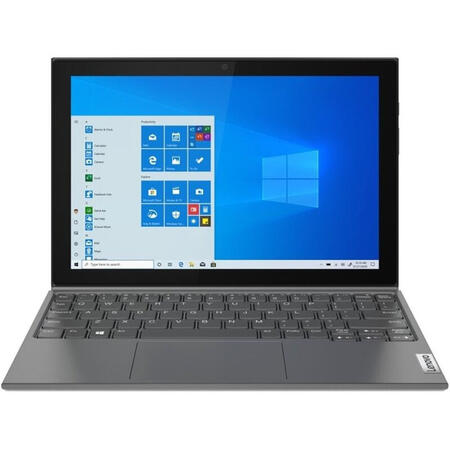 Ultrabook Lenovo 10.3" IdeaPad Duet 3, WUXGA IPS, Procesor Intel Celeron N4020, 4GB DDR4, 128GB eMMC, GMA UHD Graphics 600, Windows 10 Home, Grey