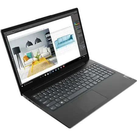 Laptop Lenovo V15 G2 ALC cu procesor AMD Ryzen 5 5500U, 15.6", Full HD, 8GB, 512GB SSD, AMD Radeon Graphics, No OS, Black
