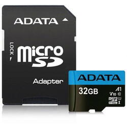 Card de memorie A-Data Premier 32GB MicroSDHC UHS-I Class 10 cu Adapter Up To 85MB/s