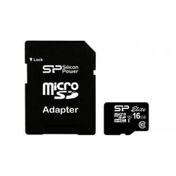 SILICON POWER COMPUTER & COMMUNICAT Card de memorie Siliconpower Micro SDHC 16GB Class 10 + Adapter