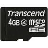 Card de memorie Transcend 4GB micro SDHC Card Class 4