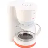 Cafetiera Daewoo UltraLine, 900 W, capacitate 1.25 litri, supapa anti-picurare, filtru permanent, suport pentru filtru detasabil, placa pastrare cafea calda, indicator nivel apa, indicator luminos, Alb