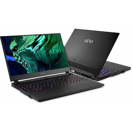 Laptop GIGABYTE Gaming 15.6'' AERO 15 OLED KD, UHD OLED, Intel Core i7-11800H, 16GB DDR4, 1TB SSD, GeForce RTX 3060 6GB, Win 10 Pro, Black