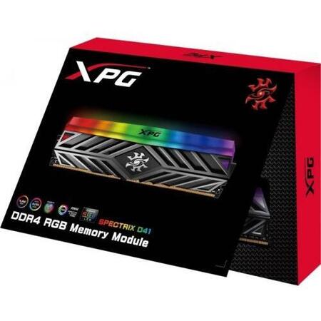 Memorie desktop XPG Spectrix D41 RGB, 16GB DDR4, 3600MHz