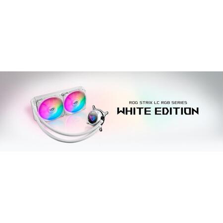 Cooler CPU ROG Strix LC 240 Aura SYNC RGB White Edition