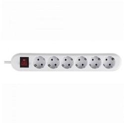 BACHMANN Prelungitor SMART 6 x CEE7, cu intrerupator, lungime cablu 1.5m