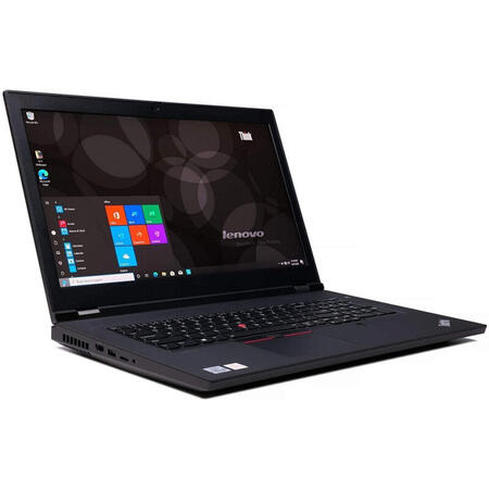 Laptop Lenovo 17.3'' ThinkPad P17 Gen 1, FHD IPS, Intel Core i7-10750H, 16GB DDR4, 512GB SSD, Quadro T1000 4GB, Win 10 Pro, Black