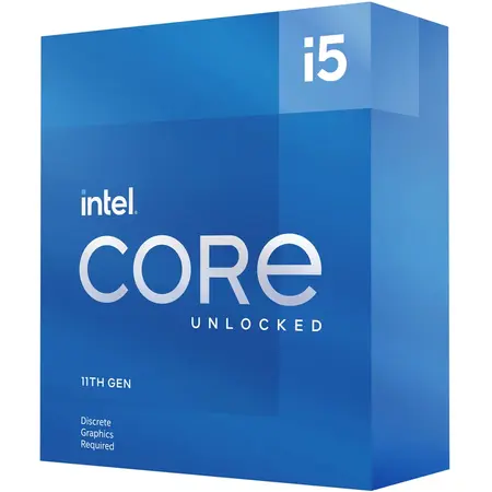 Procesor Core i5-11600KF 3.9GHz Rocket Lake Socket 1200 Box, fara grafica integrata