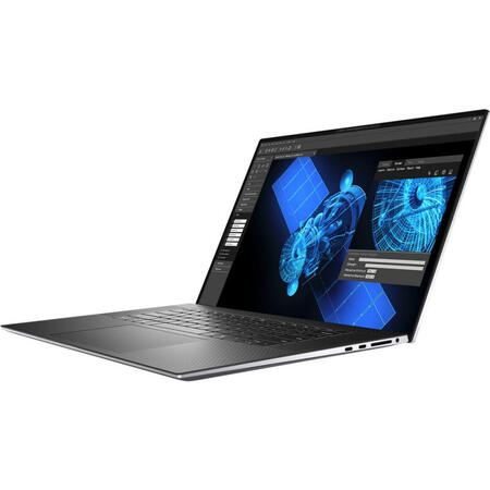 Laptop DELL 17'' Precision 5750 (seria 5000), FHD+, Intel Core i7-10750H, 16GB DDR4, 512GB SSD, Quadro T2000 4GB, Win 10 Pro, Titan Grey
