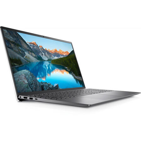 Laptop DELL 15.6'' Inspiron 5510 (seria 5000), FHD,  Intel Core i5-11300H, 8GB DDR4, 512GB SSD, GeForce MX450 2GB, Linux, Platinum Silver