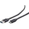 Gembird Cablu alimentare si date USB 3.0 (T) la USB 3.1 Type-C (T),  0.1m, negru