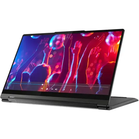 Laptop ultraportabil Lenovo Yoga 9 14ITL5 cu procesor Intel Core i7-1185G7, 14", UHD, 16GB, 1TB SSD, Intel Iris Xe Graphics, Windows 10 Pro, Shadow Black