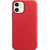 Husa de protectie Apple Leather Case MagSafe pentru iPhone 12 mini, (PRODUCT)RED
