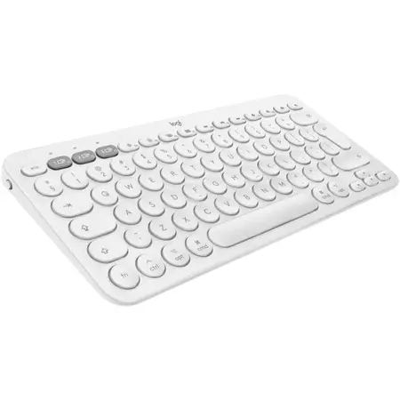 Tastatura wireless Logitech K380, US Layout, Bluetooth, Alb