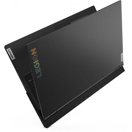 Laptop Lenovo Gaming 15.6'' Legion 5 15ARH05, FHD IPS 120Hz, AMD Ryzen 7 4800H, 8GB DDR4, 512GB SSD, GeForce GTX 1650 4GB, No OS, Phantom Black