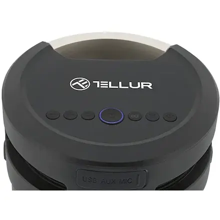 Boxa portabila Bluetooth Tellur Rapture 70W, Negru
