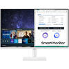 Monitor LED Samsung Smart LS27AM501NUXEN 27 inch 8 ms Alb HDR 60 Hz