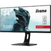 Monitor LED IIyama Gaming G-Master Red Eagle GB3461WQSU-B1 34 inch 1 ms Negru FreeSync Premium HDR 144 Hz