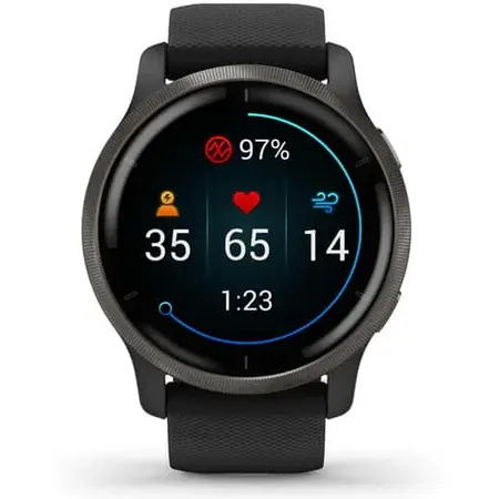 Ceas Smartwatch Garmin Venu 2 Black Slate GPS