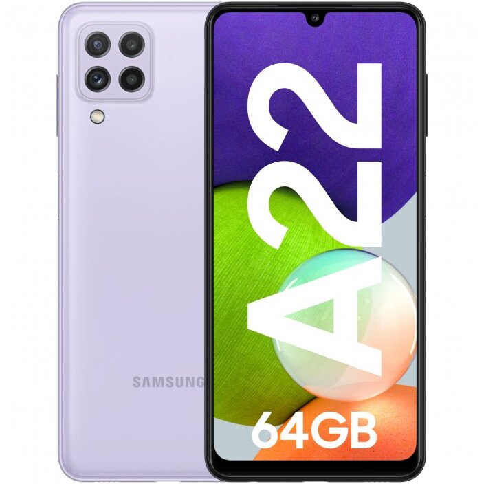 Incense bundle fear Smartphone Samsung Galaxy A22, Octa Core, 64GB, 4GB RAM, Dual SIM, 4G,  5-Camere, Baterie 5000 mAh, Violet - Pret: 978,99 lei - Badabum.ro