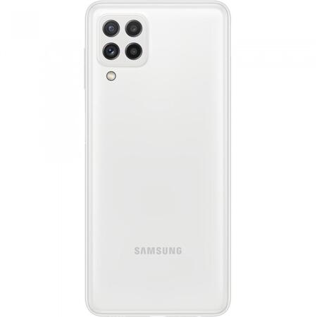Smartphone Samsung Galaxy A22, Octa Core, 128GB, 4GB RAM, Dual SIM, 4G, 5-Camere, Baterie 5000 mAh, White