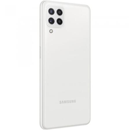 Smartphone Samsung Galaxy A22, Octa Core, 128GB, 4GB RAM, Dual SIM, 4G, 5-Camere, Baterie 5000 mAh, White
